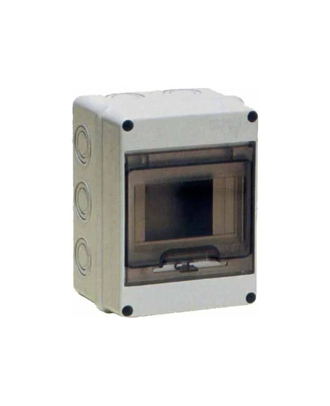CENTRALINO ESTERNO QUADRETTO ELETTRICO da parete 3/5 mod IP65 SPORTELLO 92.04