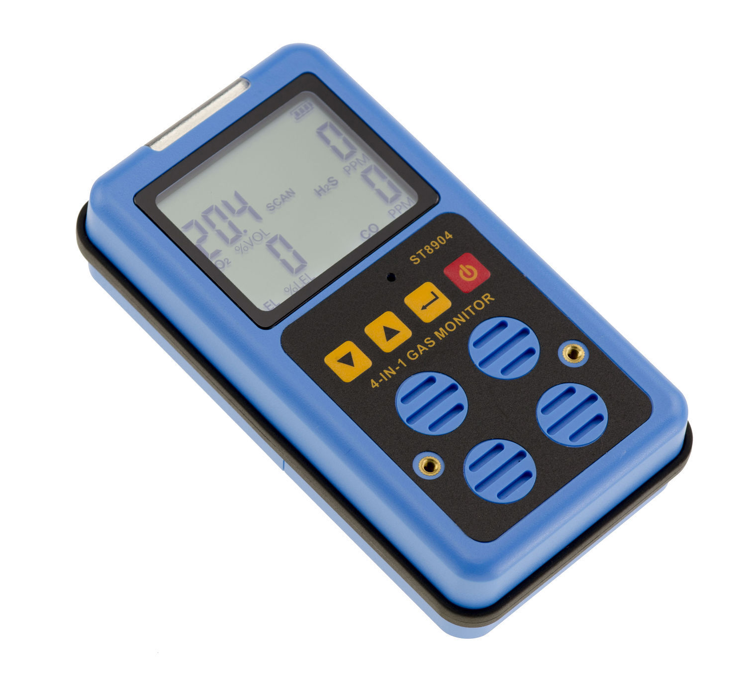 Tester Qualità Di Aria Ossigeno O2 Monossido Di Carbone Co Zolfo H2S E Lel