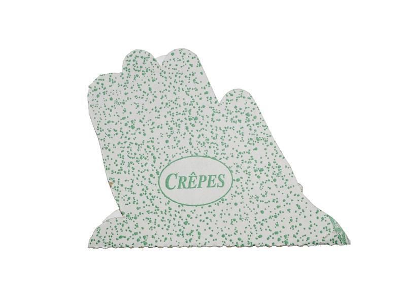 CONT.MANINA CREPES 900 PEZZI CARTONCINI PER CREPES DA ASPORTO IN CARTA