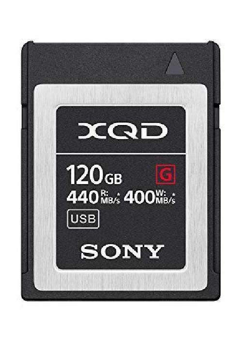 Sony Memoria XQD 120 GB Serie G, Lettura 440 MB/s, Scrittura 400 MB/s