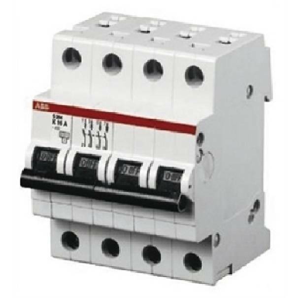 ABB INTERRUTTORE MAGNETOTERMICO 4P 63A 6KA S 204-C63 2CDS254001R0634