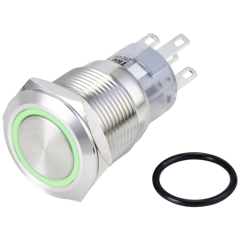 TRU COMPONENTS TC-10090948 LAS1-AGQ-11ZE/G/24V/S Pulsante antivandalo 250 V/AC