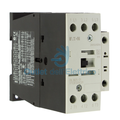 EATON 277168 DILM25-01 CONTATTORE 11KW 1NC 24V 50/60HZ