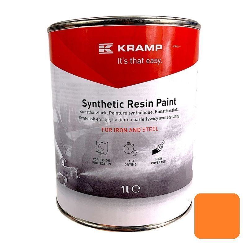 Vernice colore arancione per trattore Same nuovo - 1 Litro