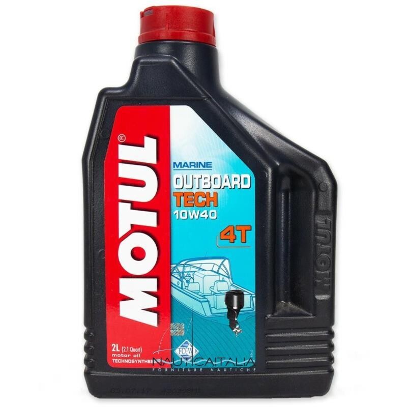 MOTUL OUTBOARD TECH 4T 10W40 LT. 5 - OLIO NAUTICO PER MOTORI FUORIBORDO