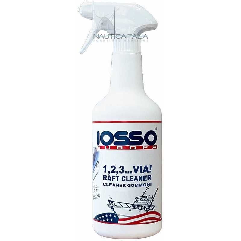 IOSSO - 1,2,3 RAFT CLEANER - DETERGENTE GOMMONI LT. 0,75 - PULIZIA GOMMONE