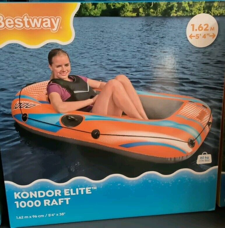 Bestway Kondor Gommone con 2 Posti - Arancione