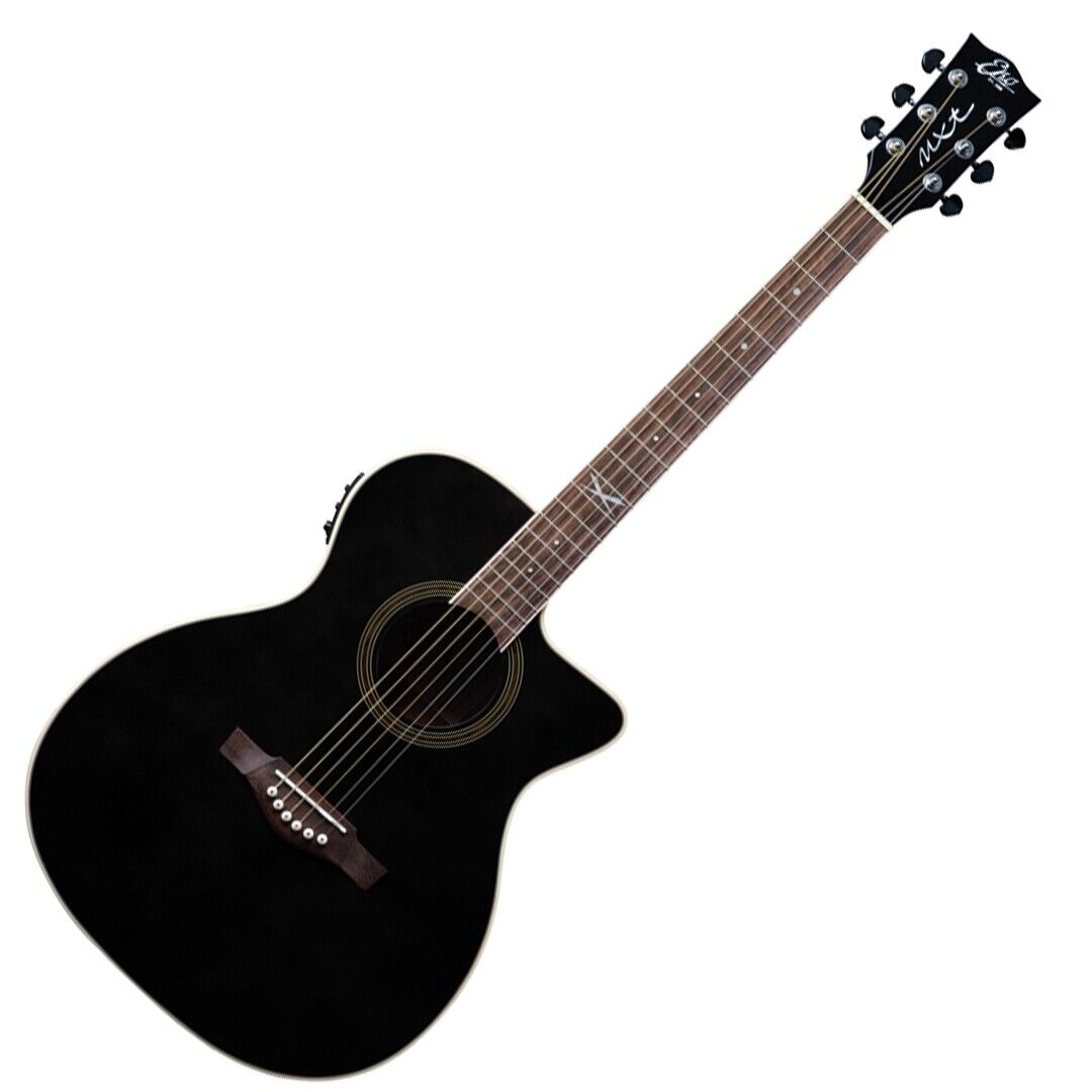 Eko NXT A100CE See Through Black Chitarra Acustica Elettrificata Cutaway