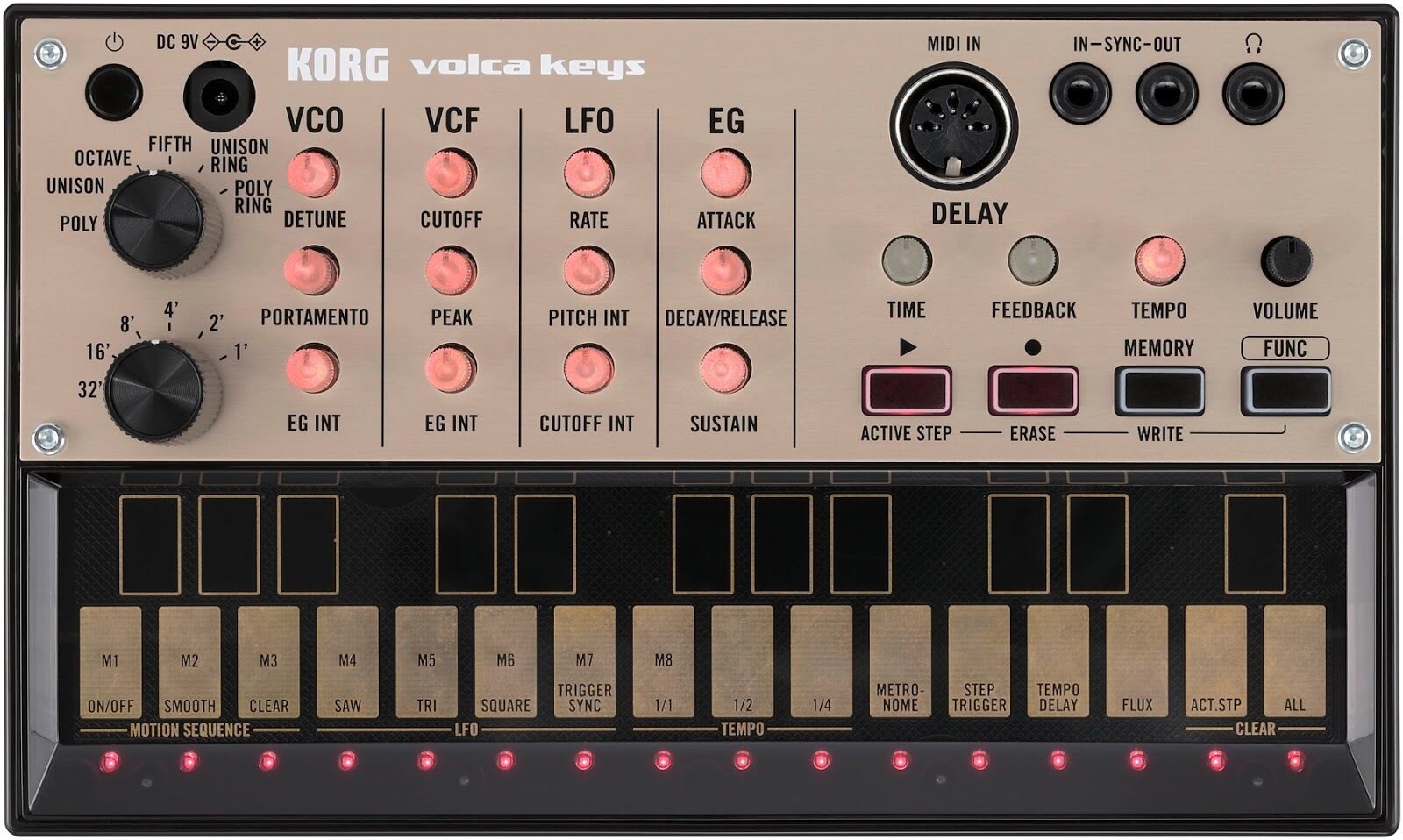 KORG VOLCA KEYS Sequencer Electrbe Midi Sync per Studio Dj Producer NUOVA NEW