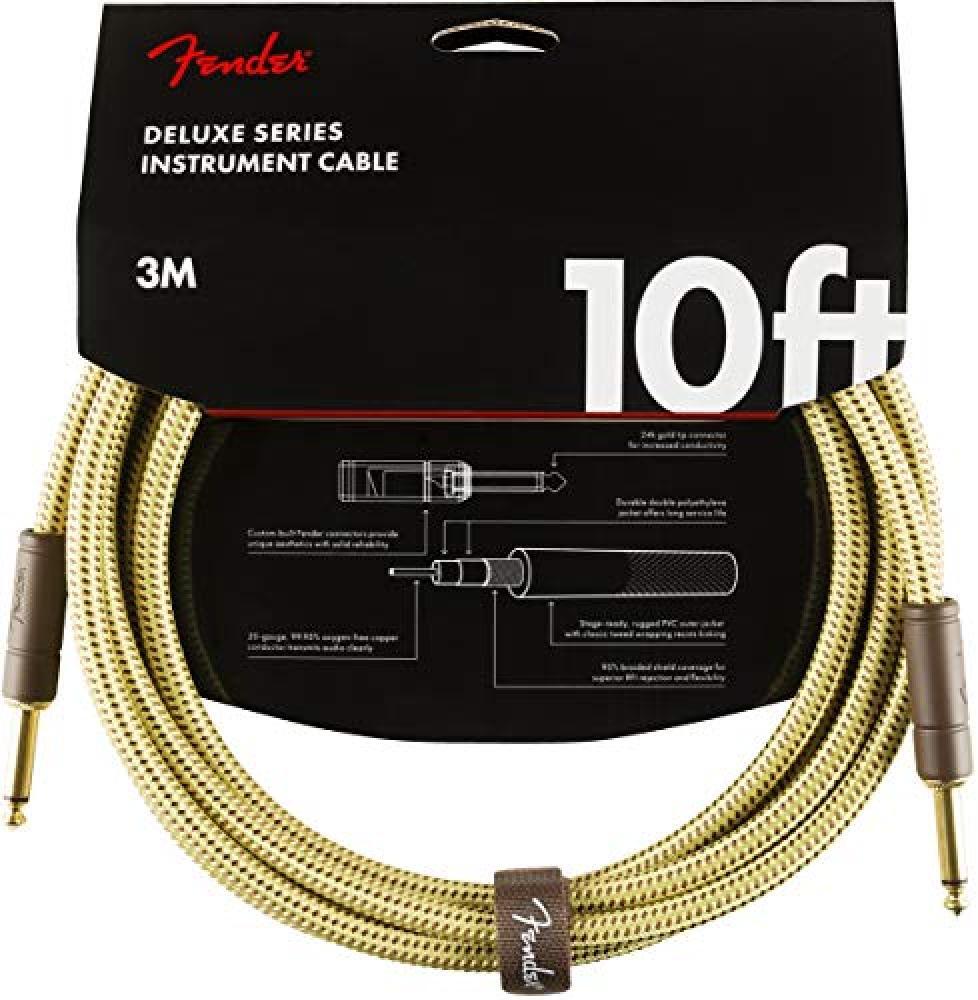 (TG. 3 m) Fender Cavo per Strumenti, 3 m, Tweed di Fender - NUOVO