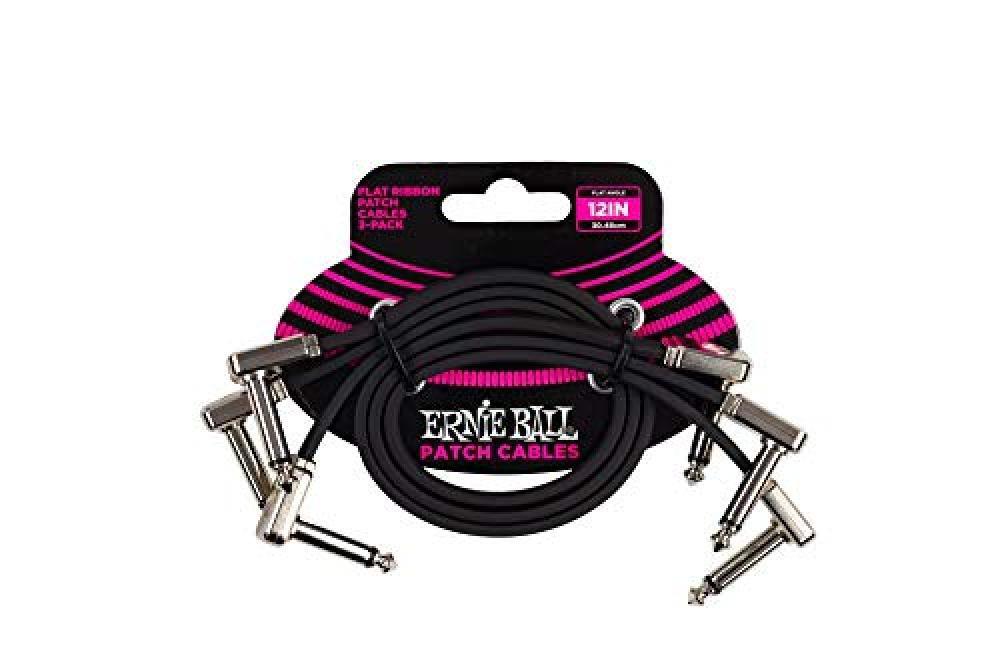 (TG. 12 Inch) Ernie Ball 12” Flat Ribbon 3-Pack, 12 inch - NUOVO