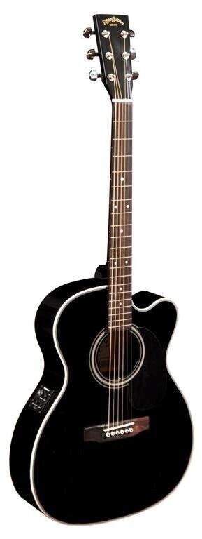 CHITARRA ACUSTICA AMPLIFICATA SIGMA SERIE OOOMC-1STE-BK