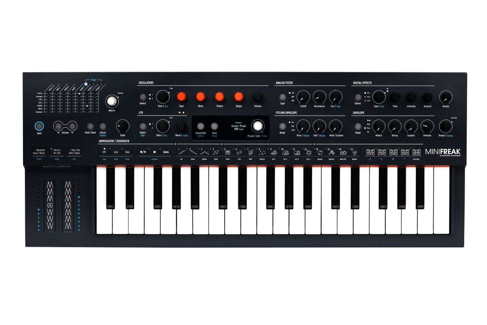 Arturia MiniFreak Sintetizzatore Analogico e Digitale 37 Tasti 6 Voci NUOVO