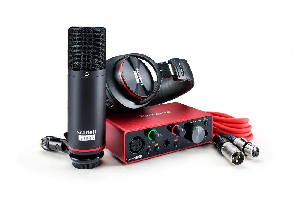 Focusrite Scarlett Solo Studio Confezione 3rd Gen USB Interfaccia Audio
