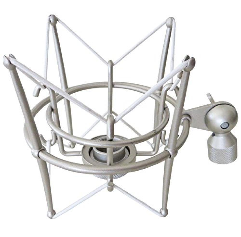 MS089SV Silver ragno Shockmount supporto elastico per G-Track AT2020/USB + per m
