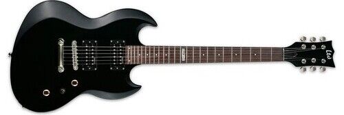 ESP LTD Chitarra Elettrica Tastiera in Legno microlamellare Nero VIPER-10