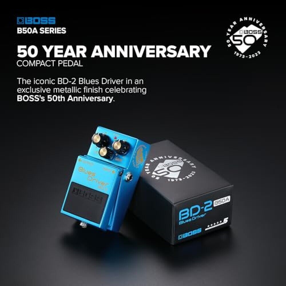 Boss BD-2-B50A Blues Driver 50th Anniversario Edizione Limitata Di 7,000 Unità