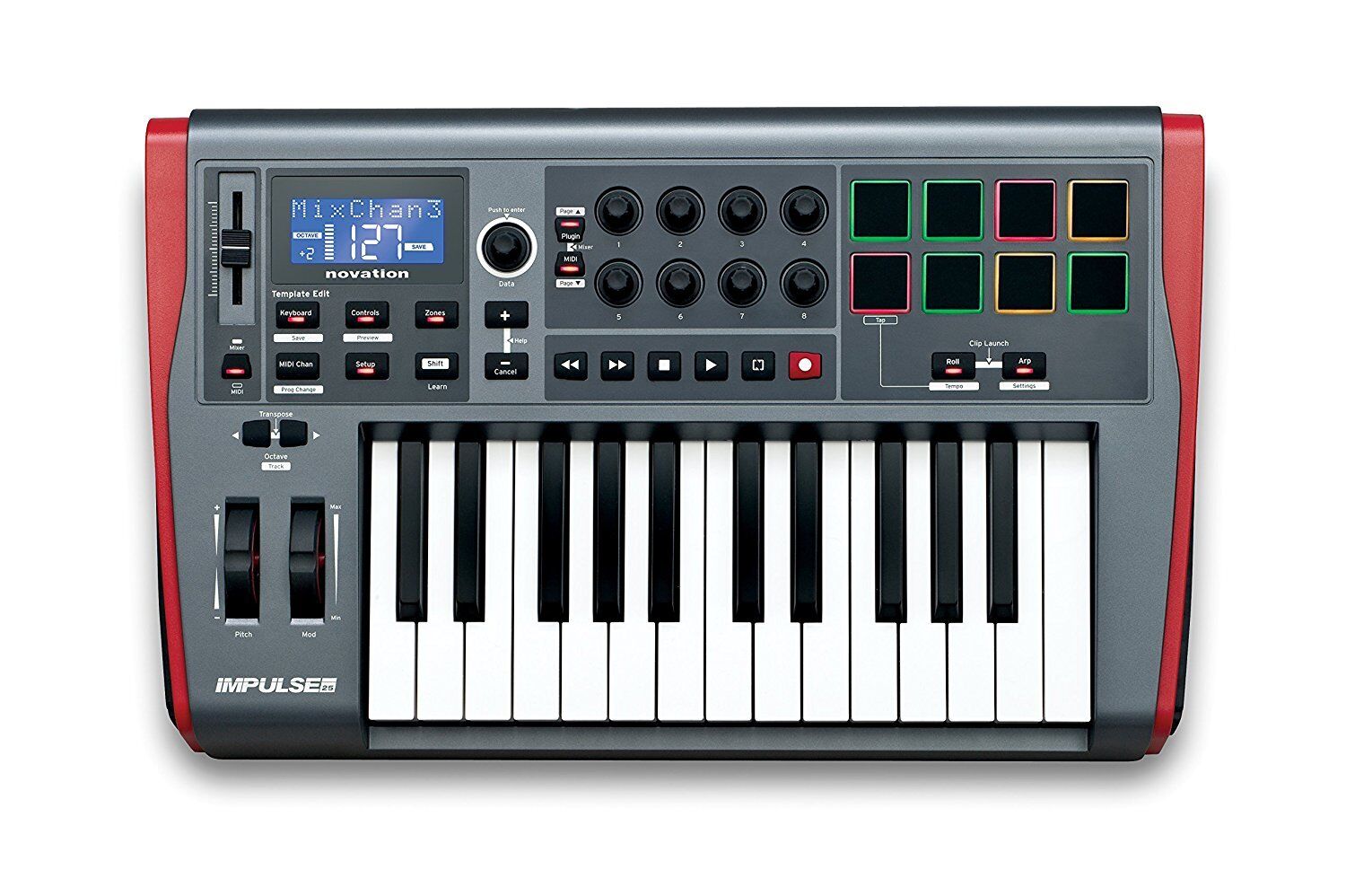 Novation Impulse 25 Tastiera 25 tasti controller midi usb + ableton live lite