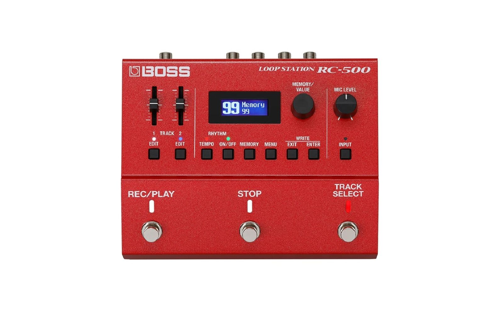 Boss RC-500 Loop Station Pedale Effetti per Chitarra Rosso 2-track Alta Suono