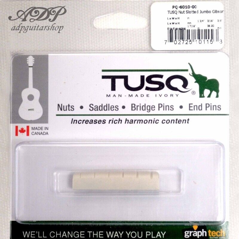 Capotasto Graph Tech Tusq PQ-6010-00 Slotted Nut 36/44 Gibson Lespaul Sg Pacco