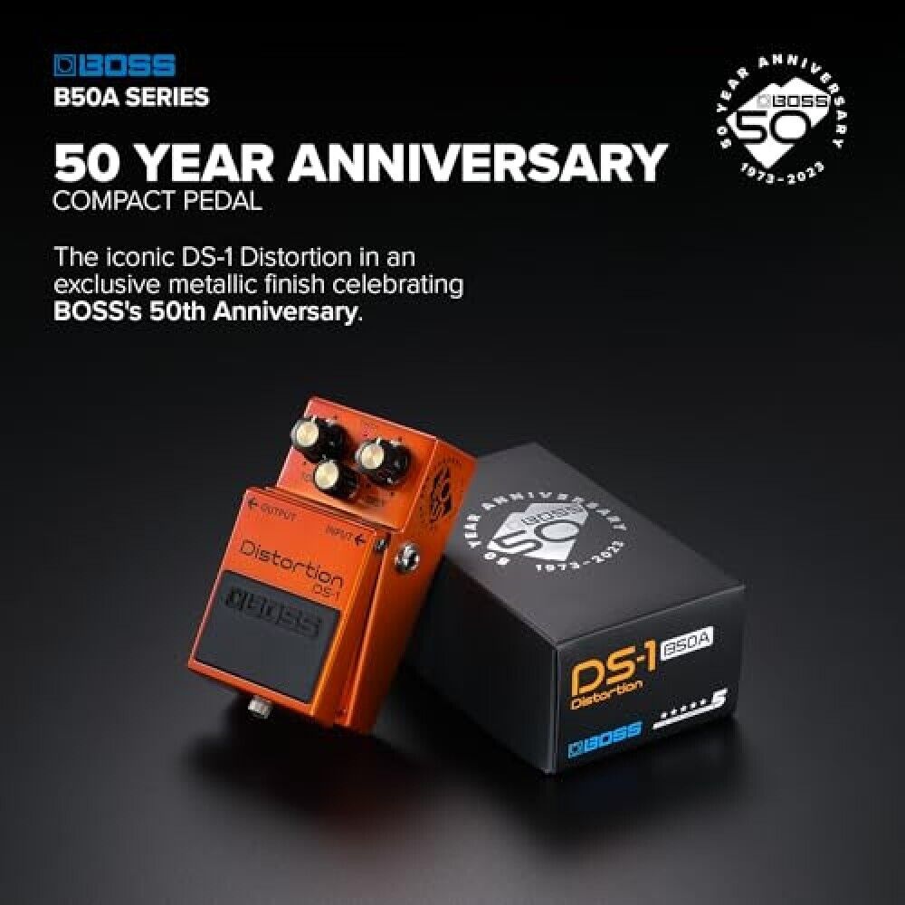 Boss DS-1-B50A Distorsione 50th Anniversario Edizione Limitata Di 7,000 Unità