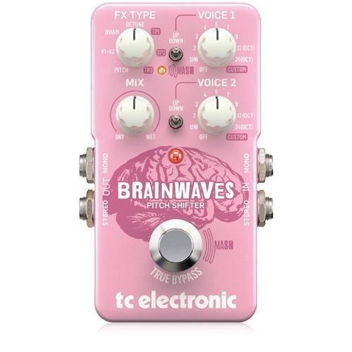 TC ELECTRONIC BRAINWAVES PITCH SHIFTER POLIFONICO WHAMMY DETUNE EFFETTO A PEDALE