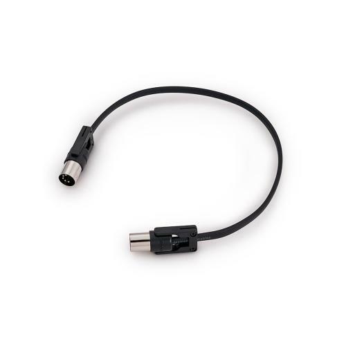 Cavo FlaX Plug MIDI Cable 30 cm Nero ROCKBOARD RBO CAB MD FX 30 BK