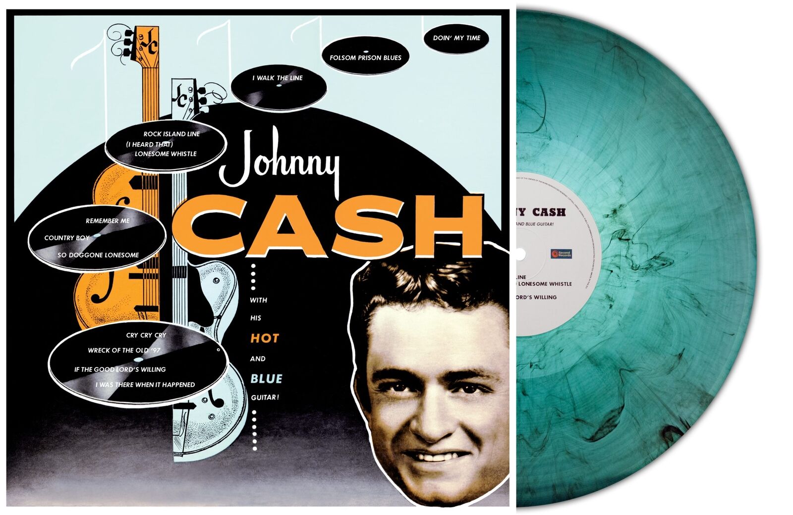 With His Hot And Blue Guitar (Turquoise Marble Vinyl)