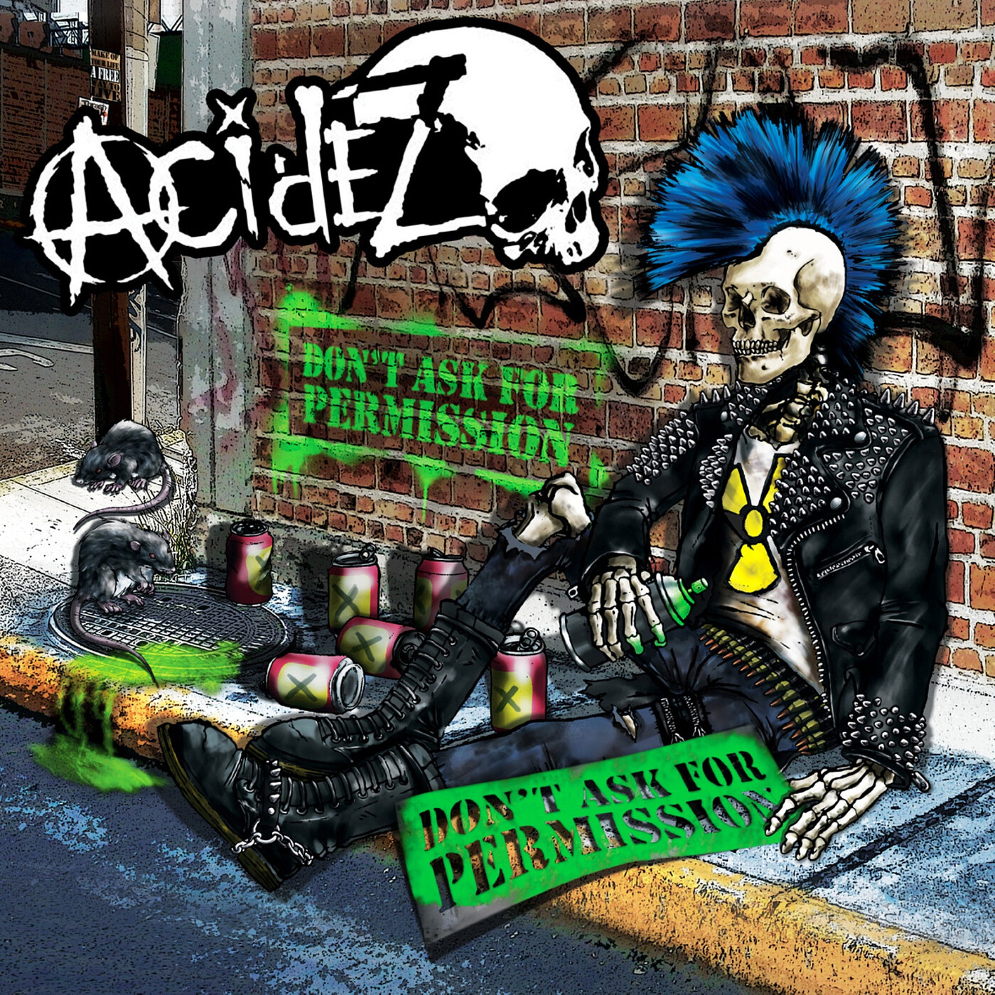 Acidez Don't Ask for Permission (Vinyl LP) 12" Album Coloured Vinyl