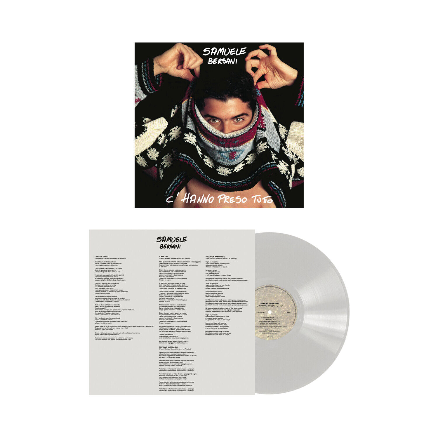 Bersani Samuele C'Hanno Preso Tutto Vinile Lp Colorato (Bianco Trasparente)