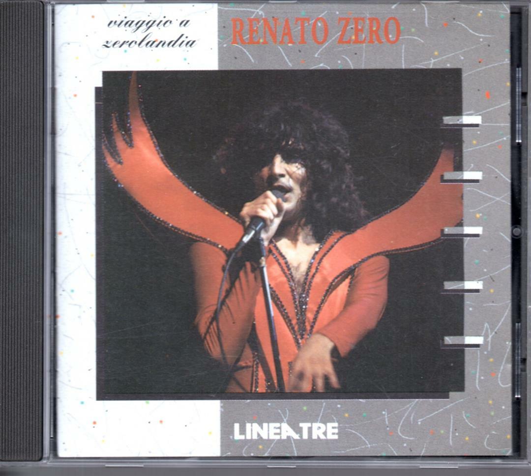 RENATO ZERO VIAGGIO A ZEROLANDIA LA FAVOLA MIA TRIANGOLO BARATTO CD ITALY MINT