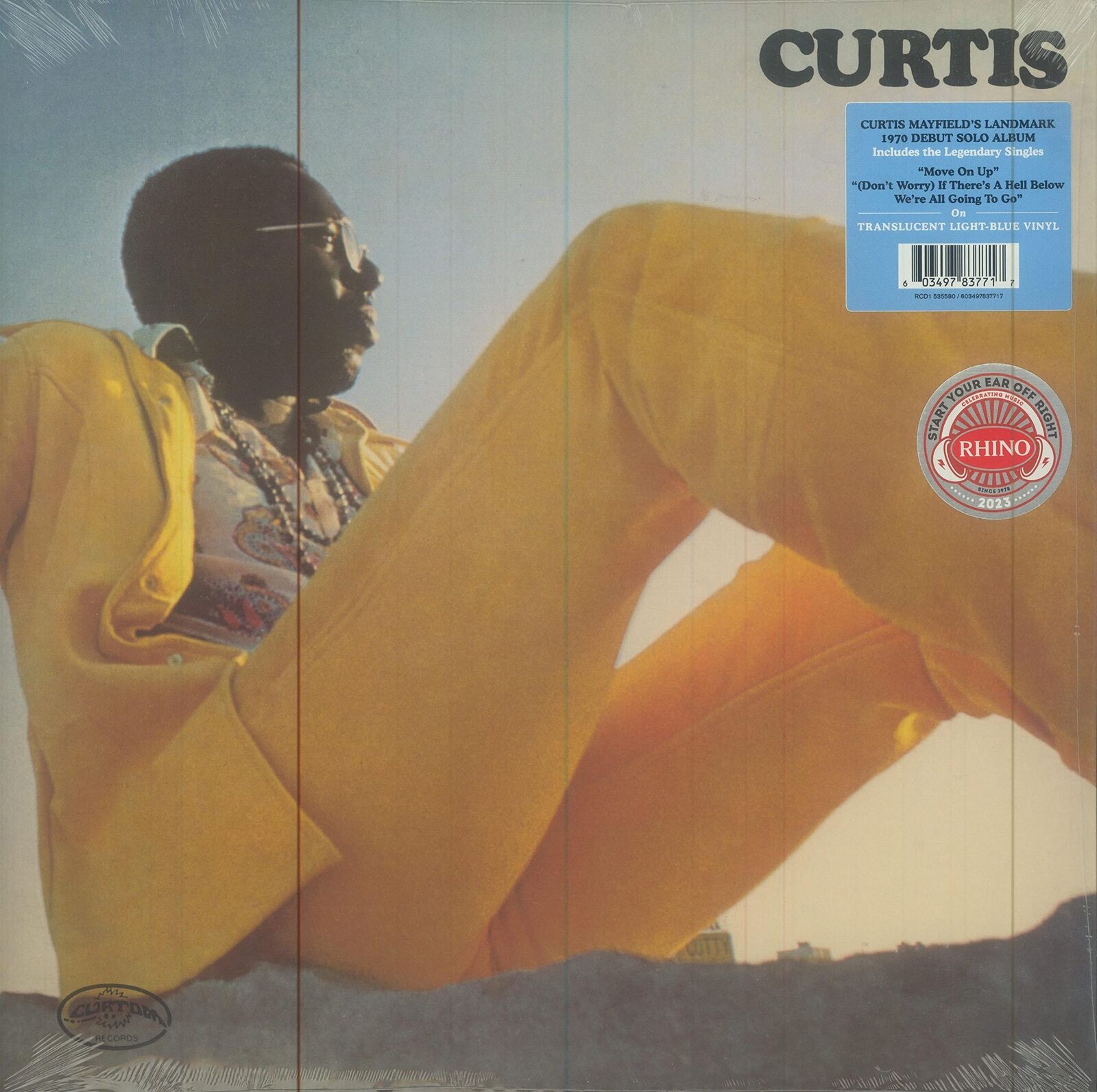 MAYFIELD,CURTIS MAYFIELD,CURTIS CURTIS (140G/LIGHT BLUE VINYL) (SY (Vinyl LP)