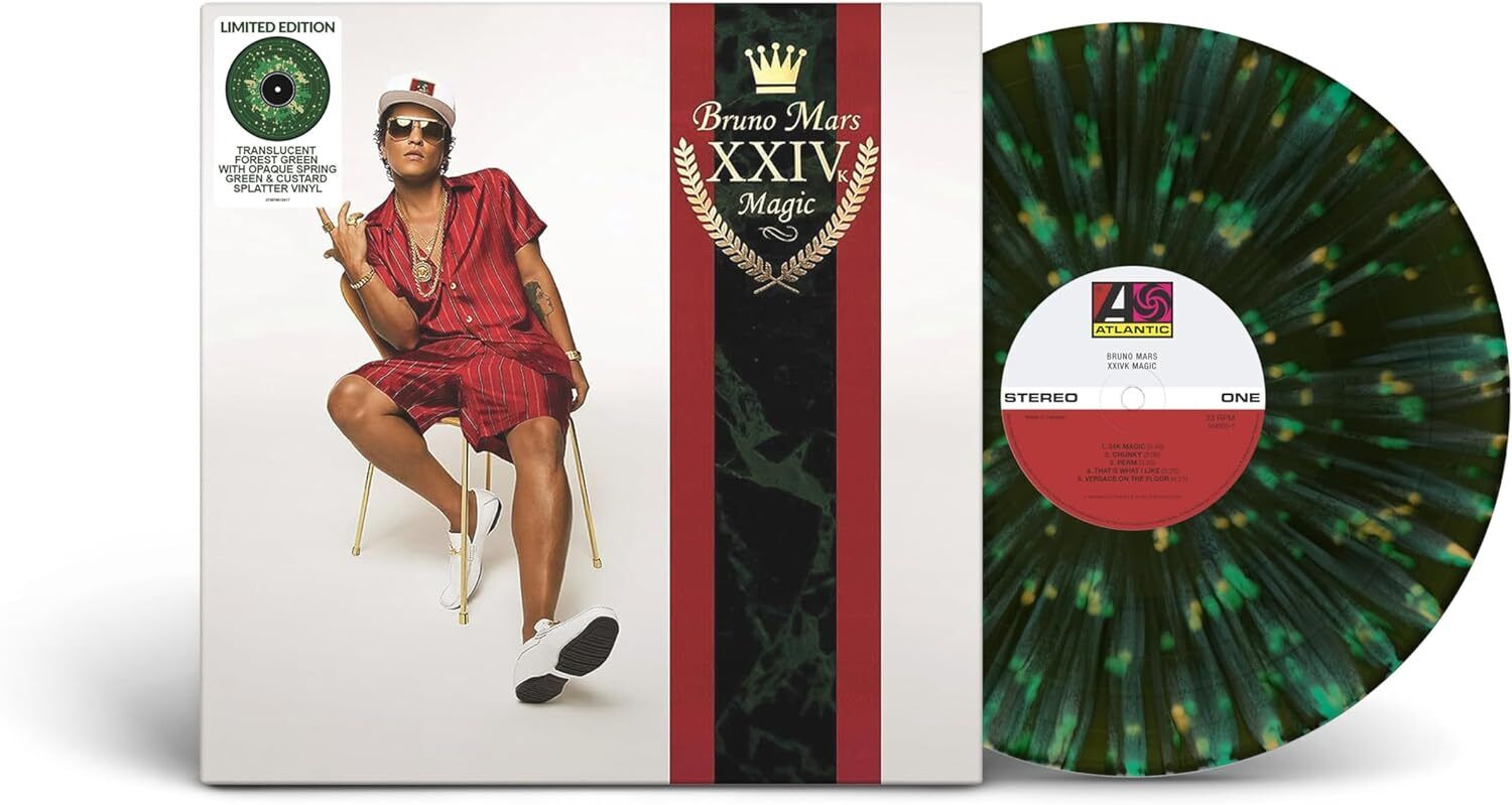 Bruno Mars  - 24k Magic (vinyl Black,yellow & Green) - Vinile