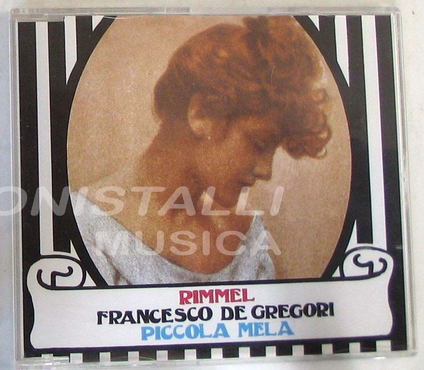 FRANCESCO DE GREGORI - RIMMEL /  PICCOLA MELA - CD Singolo  Nuovo Mai suonato
