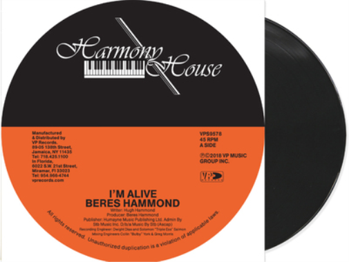 Beres Hammond I'm Alive (Vinyl LP) 7" Single