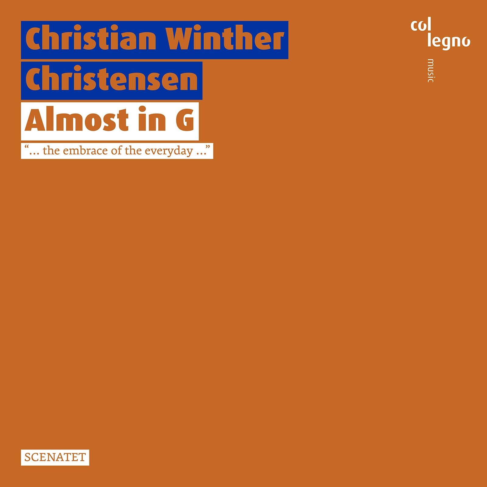 Christian Winther Christensen Christian Winther Christensen: Almost CD COL20444