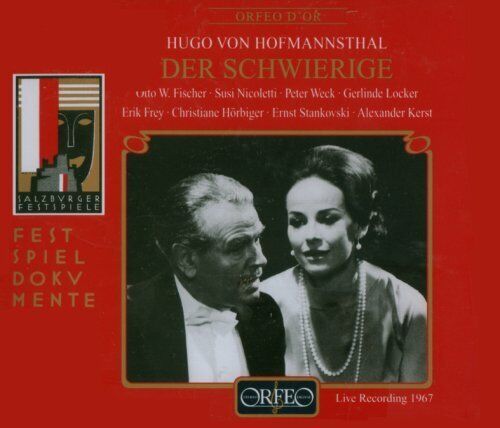 Fischer/Locker/Weck/Horbiger/St Der Schwierige (Nicoletti, Weck, Frey, Horb (CD)