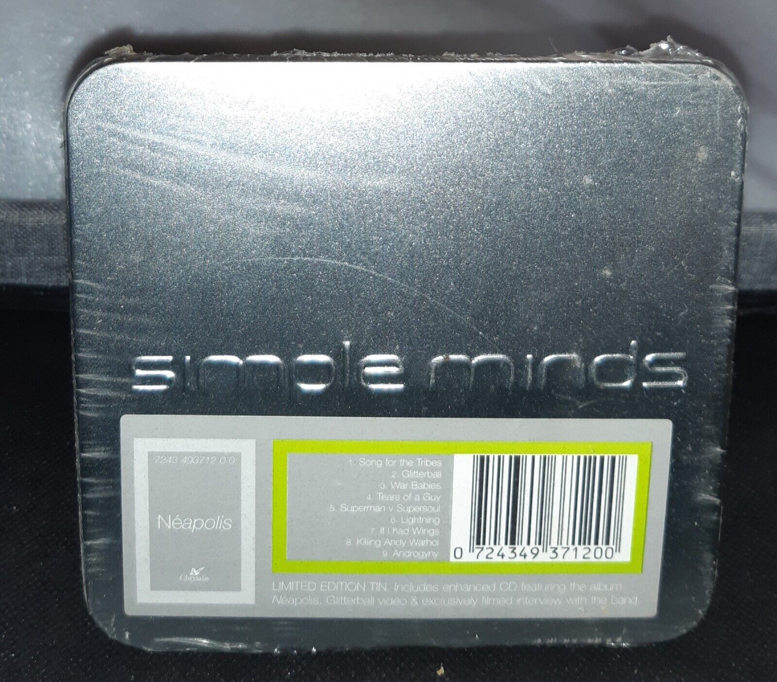 SIMPLE MINDS NEAPOLIS 1998 Italy **NUOVO SIGILLATO** Metal Box