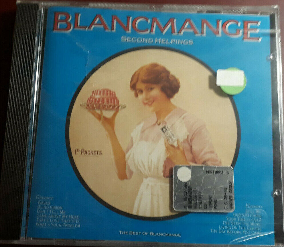 BLANCMANGE- SECOND HELPINGS-BEST *CD BRAND NEW STILL SEALED NUOVO SIGILLATO RARE