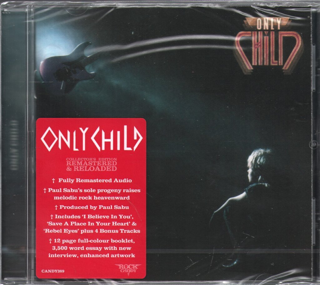 Only Child Self-Titled CD Europe Rock Candy 2020 Remastered & reloaded edition