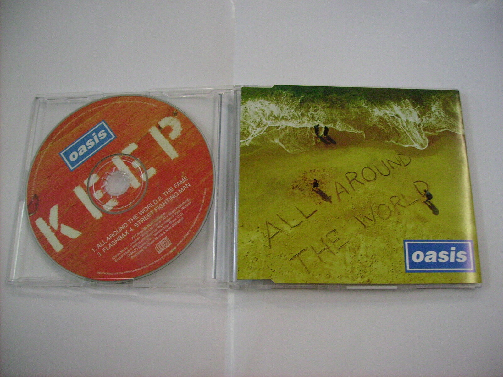 OASIS - ALL AROUND THE WORLD - CD SINGLE BRAND NEW 1998 CRESCD282