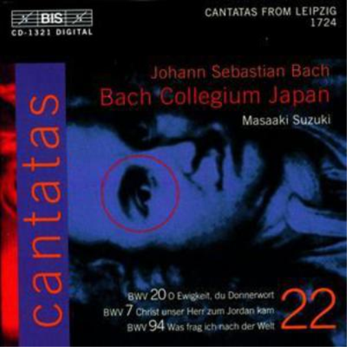 Johann Sebastian Bac Cantatas Vol. 22 (Suzuki, Bach Collegium Japan, Kobow (CD)