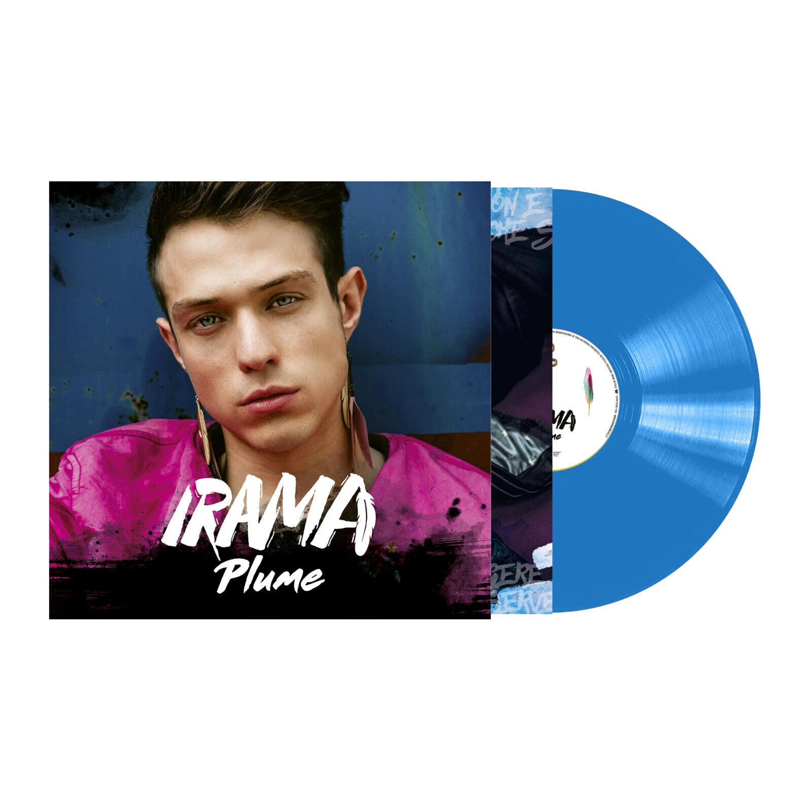 Irama Plume Vinile Lp Colorato Blu Trasparente Nuovo e Sigillato