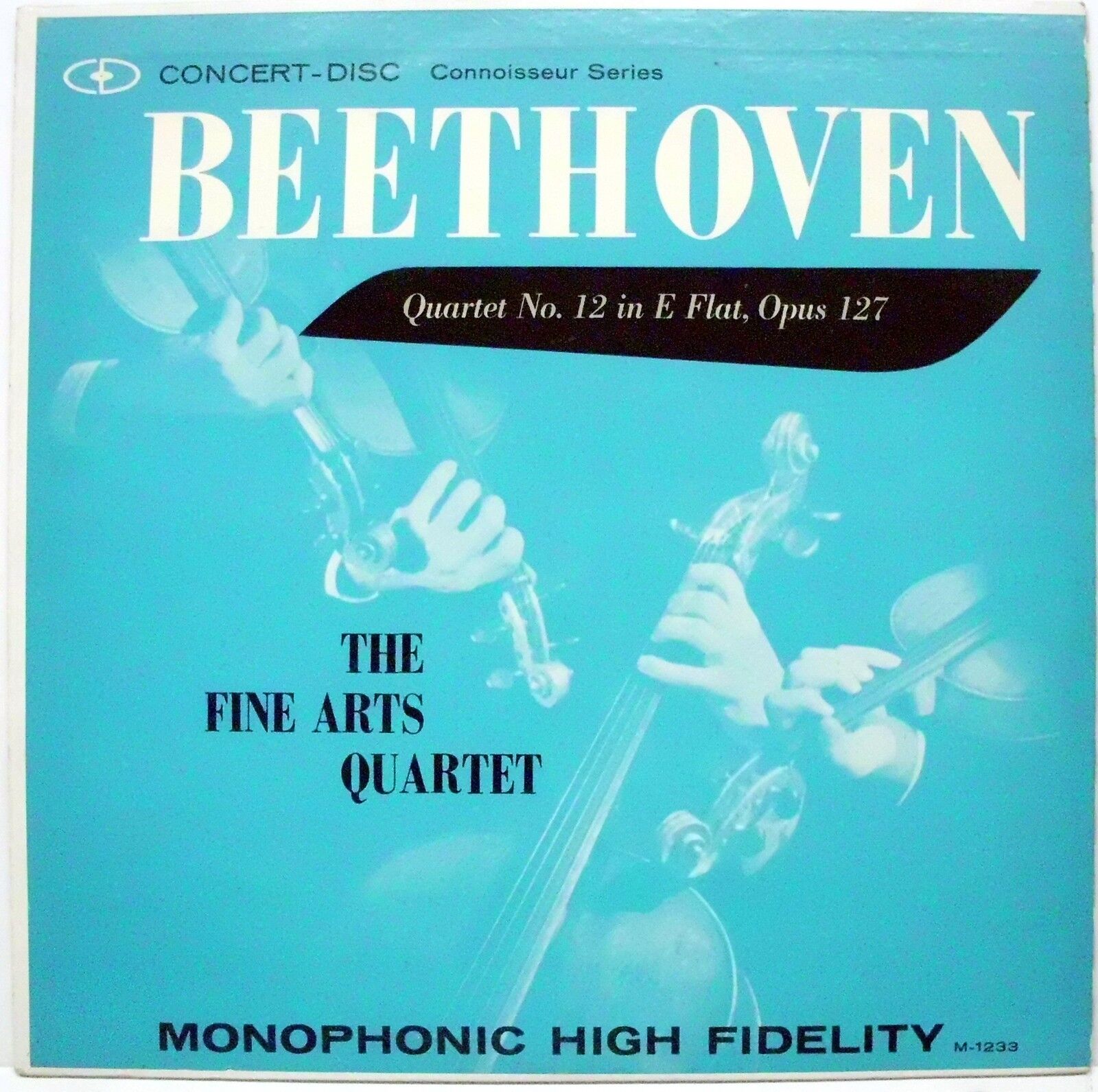 BEETHOVEN QUARTET No. 12 E FLAT OPUS 127 THE FINE ARTS QUARTET LP  MINT