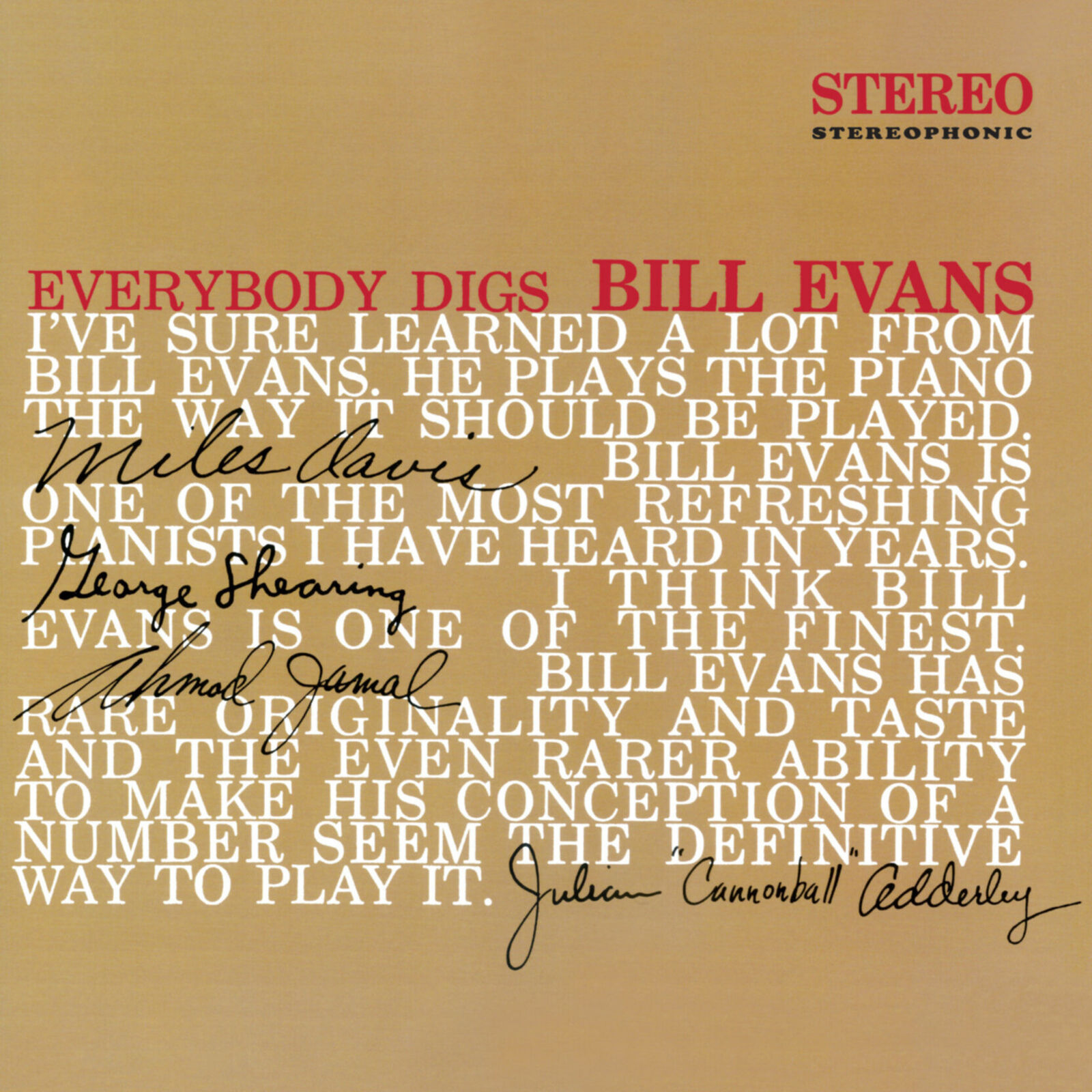 Evans Bill - Everybody Digs Bill Evans (Limited Edt. Red Vinyl)