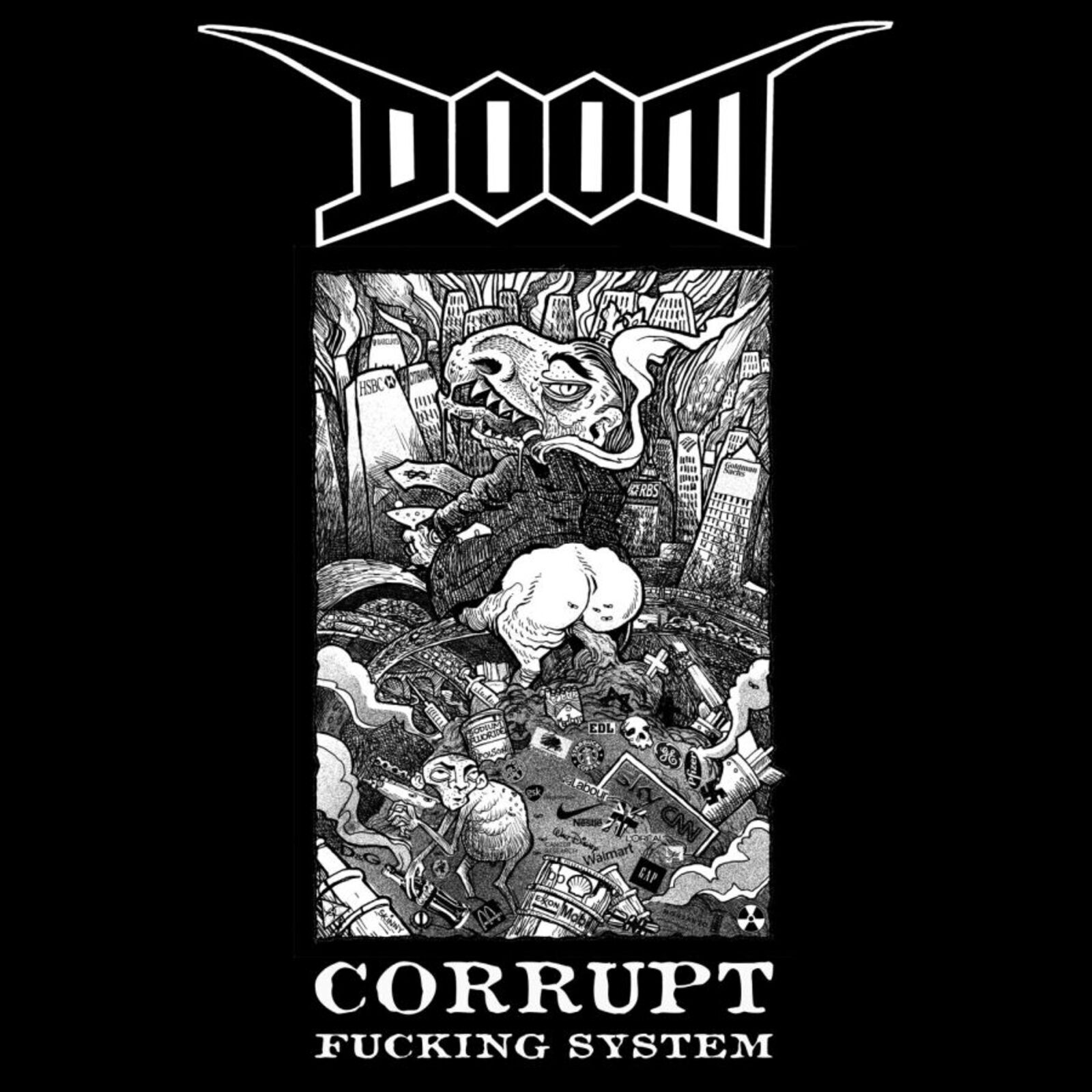Doom Corrupt Fucking System Cassette LHC020 NEW