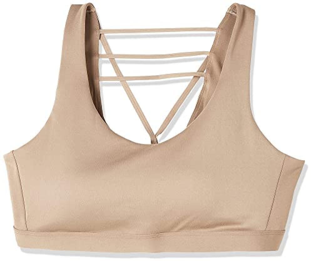 (TG. 3XL Plus) Adidas CF L ST MS PS, Reggiseno Sportivo Donna, Chalky Brown, 1X