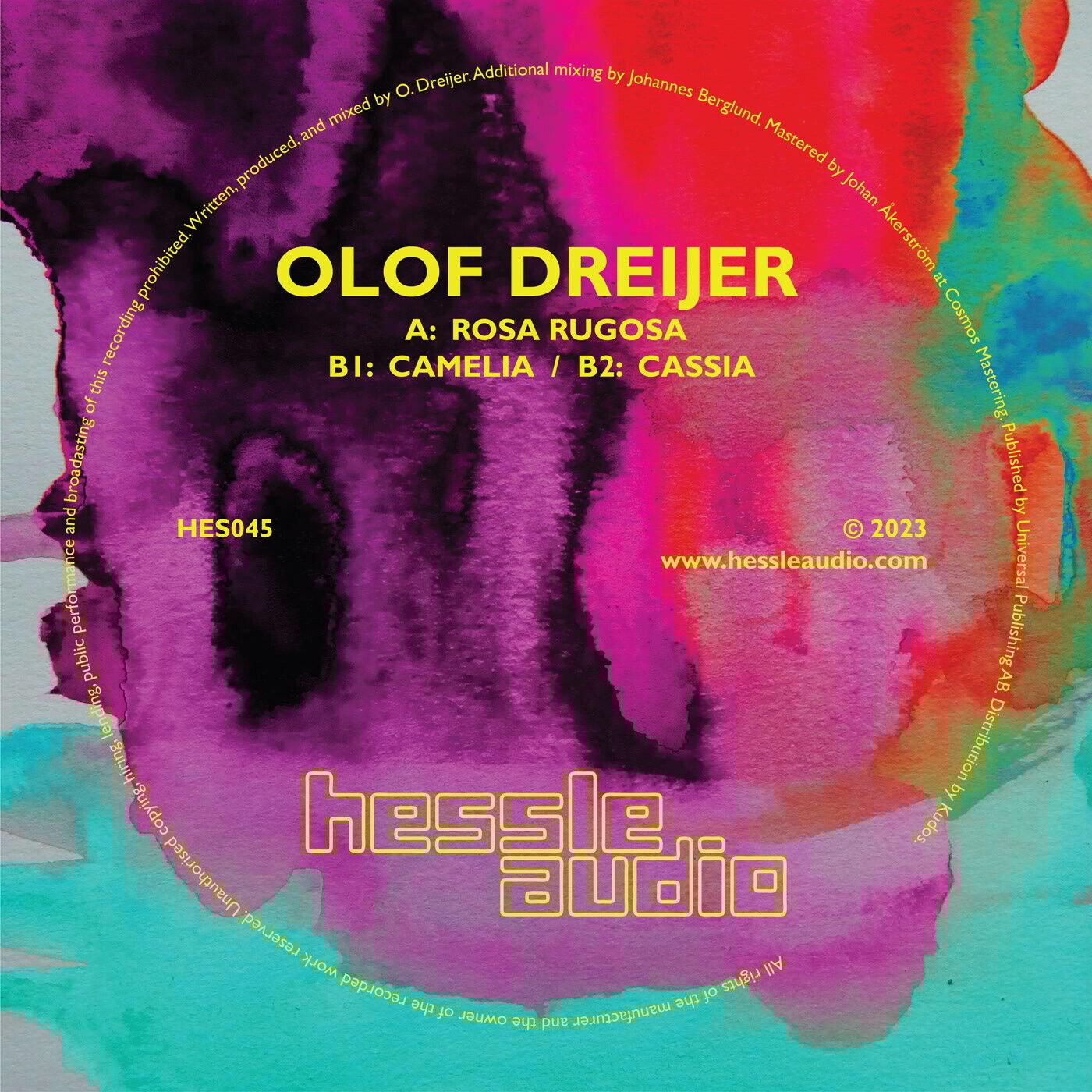 Olof Dreijer Rosa Rugosa EP 12 Inch Vinyl HES045 NEW
