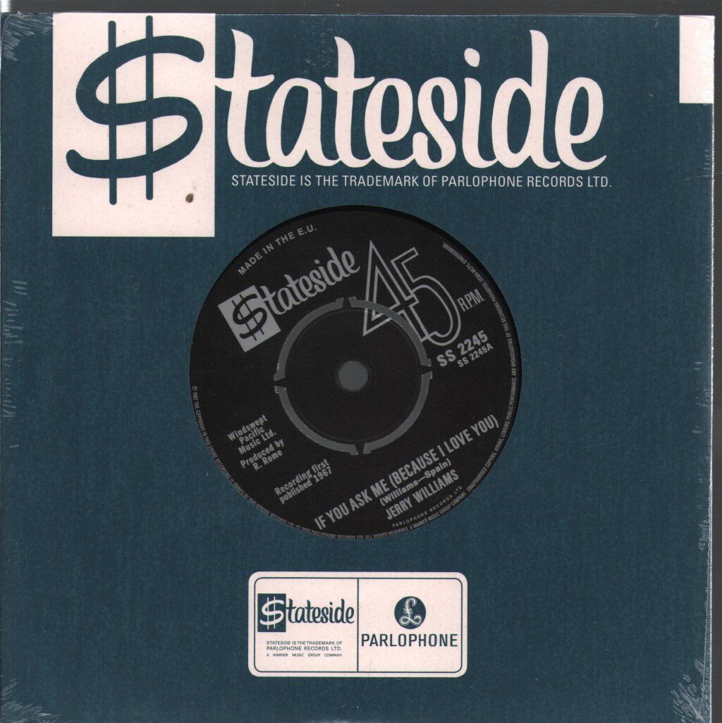 Jerry Williams/Frankie & the Classicals If You Ask Me (Because I Love You