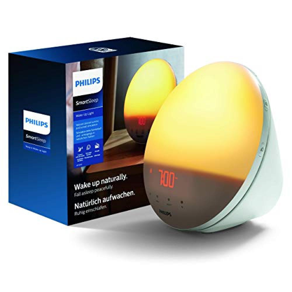 Philips HF3519/01 Wake-up Light (Funzione Alba Solare, Radio FM Digitale, Svegli